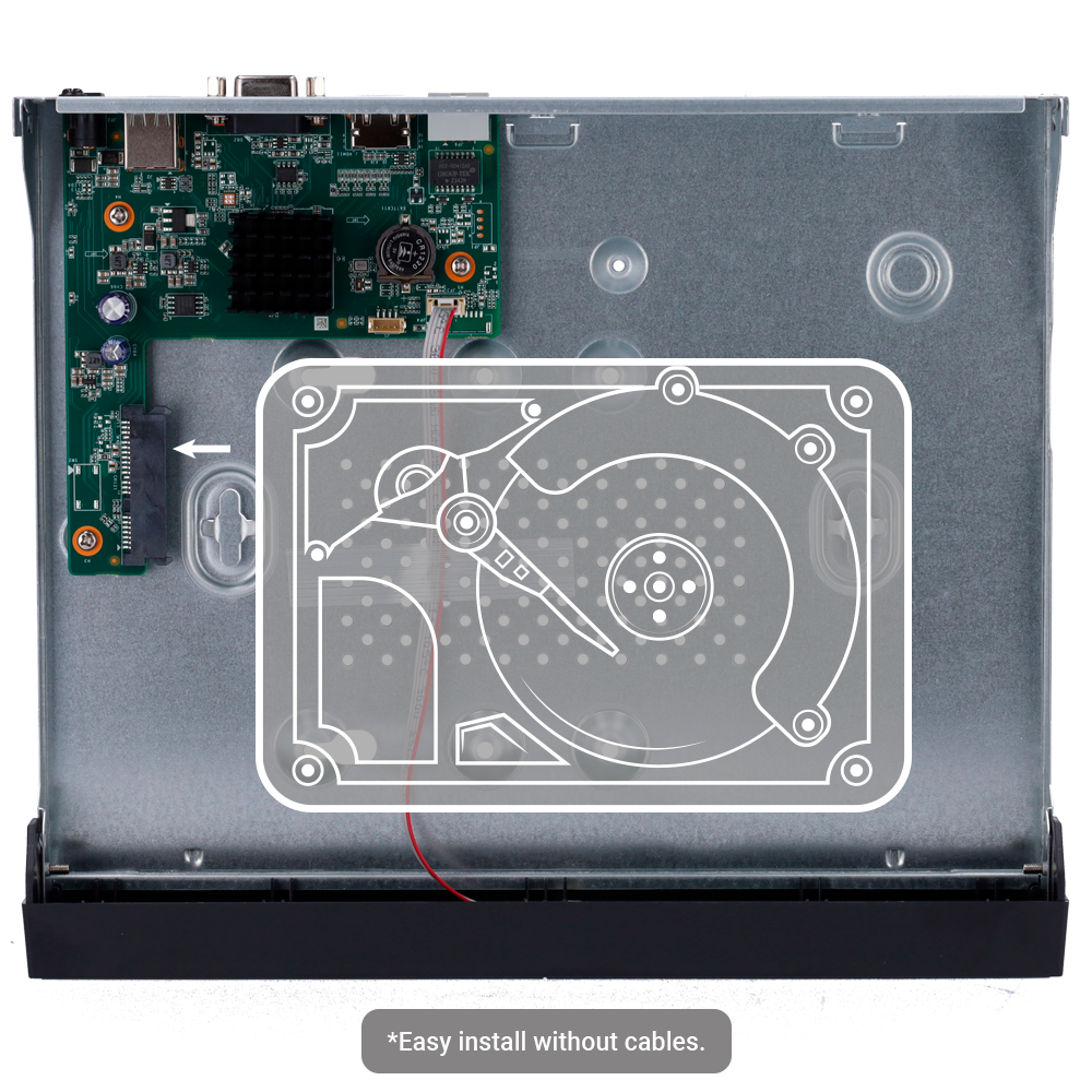 Gravador 8 canais Hikvision DS-7108NI-Q1/M(D)