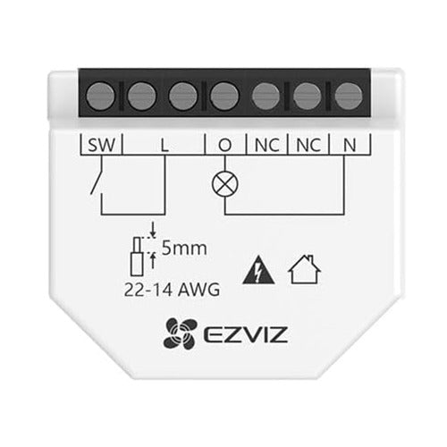 Ezviz T35W - Módulo interruptor para automação WiFi 100/240V AC
