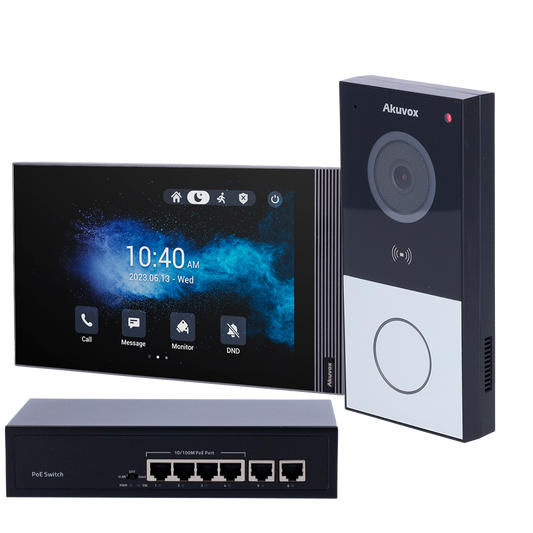 Kit Videoporteiro Akuvox AK-KIT03-IP
