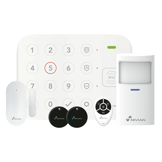 Kit de alarme sem fios WiFi Nivian Smart NVS-KEYPADALARM-W