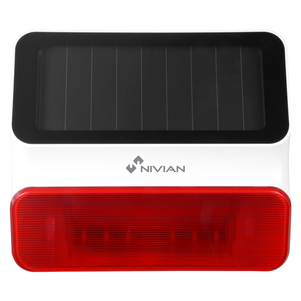 Nivian Smart Sirene para exterior solar NVS-S8A-U1