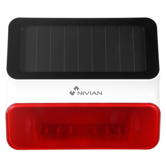 Nivian Smart Sirene para exterior solar NVS-S8A-U1