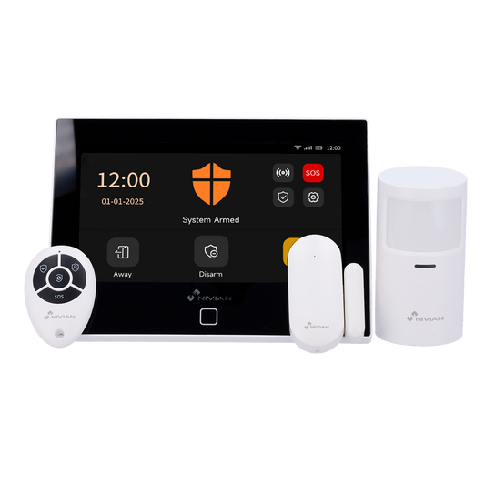 Kit de alarme Wi-Fi + GSM Nivian Smart NVS-TOUCHALARM-W