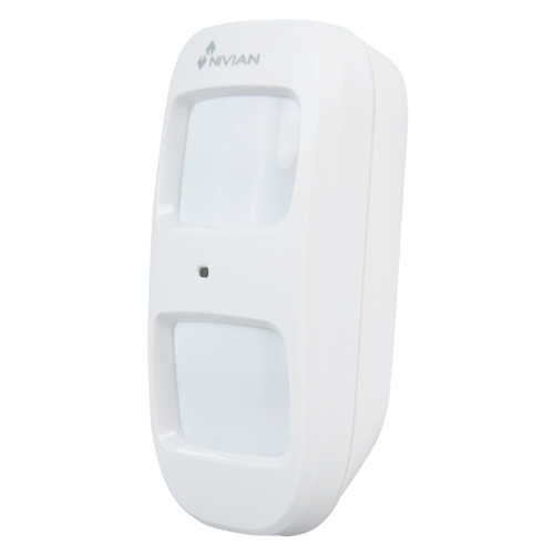 Nivian NVS-D2A - Detector PIR de interior (8m/100º) imune a animais de estimação para alarme Nivian Smart