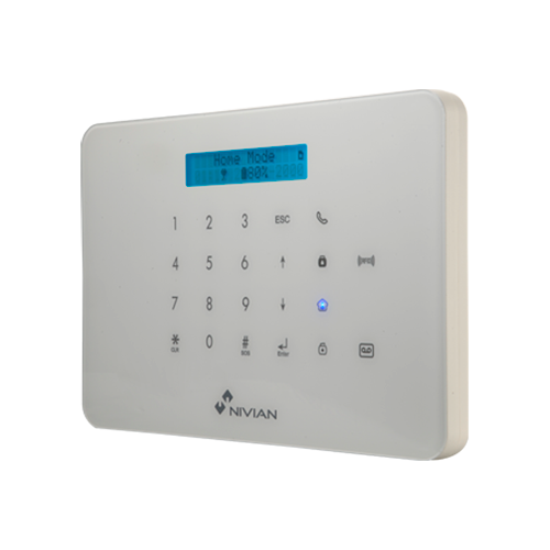 Nivian NVS-A6WG-U1 - Kit alarme WiFi+GSM c/ painel táctil e leitor RFID até 60 dispositivos (compatível c/ Tuya)