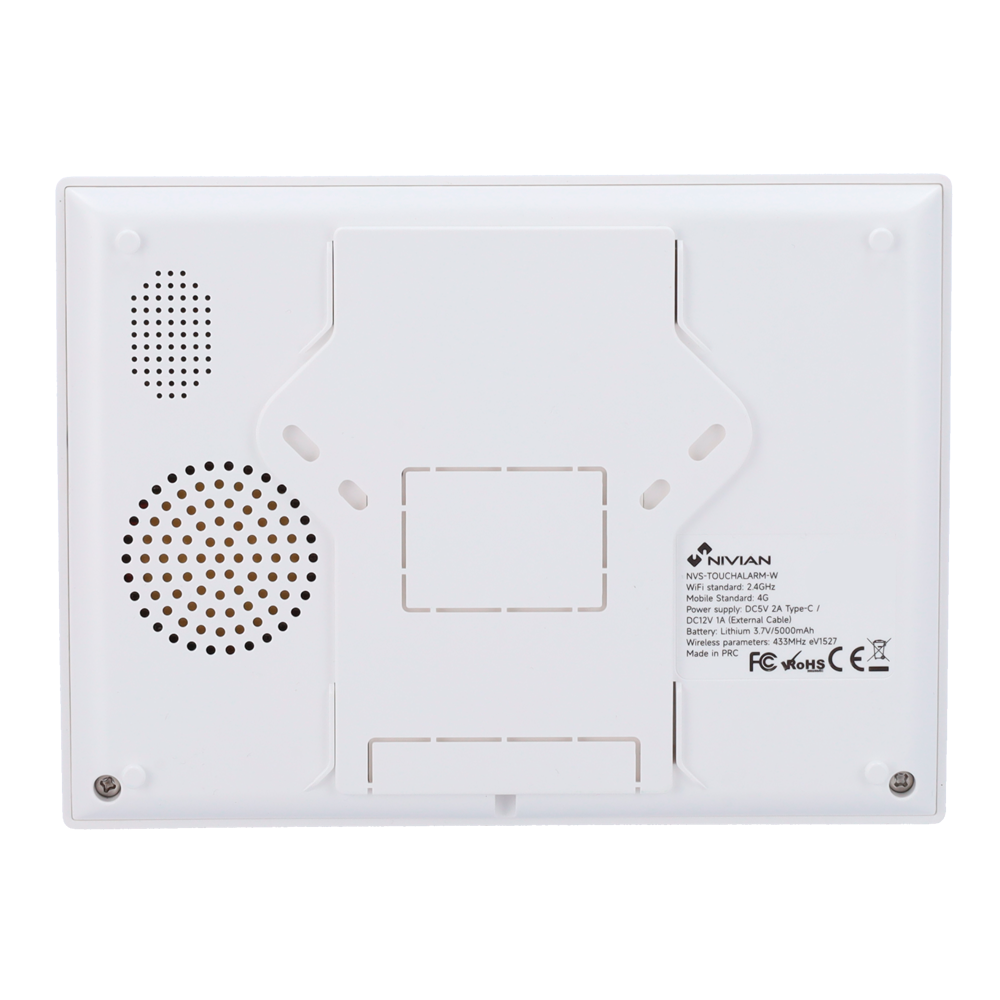 Kit de alarme Wi-Fi + GSM Nivian Smart NVS-TOUCHALARM-W