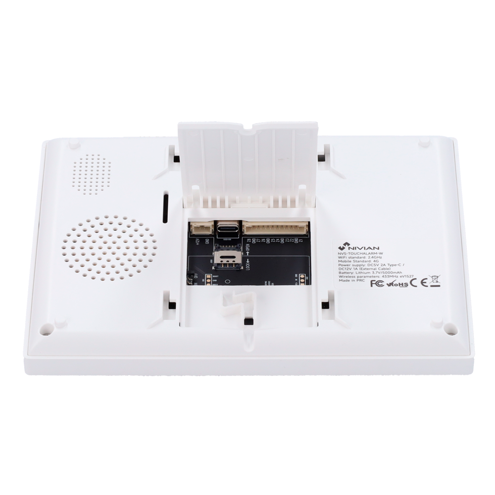 Kit de alarme Wi-Fi + GSM Nivian Smart NVS-TOUCHALARM-W