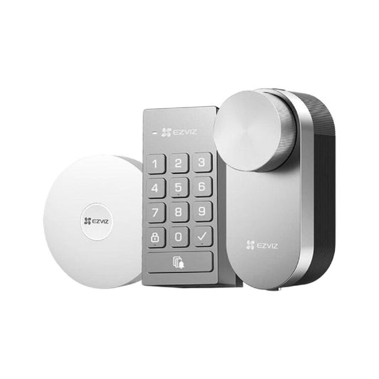 Ezviz DL01 KIT - Kit Fechadura universal inteligente Zigbee c/ Gateway e teclado numérico