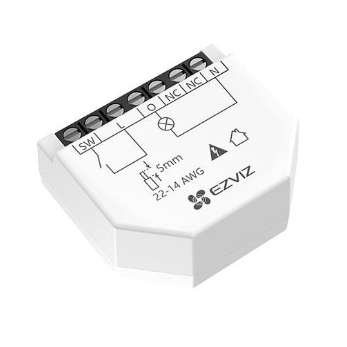 Ezviz T35W - Módulo interruptor para automação WiFi 100/240V AC