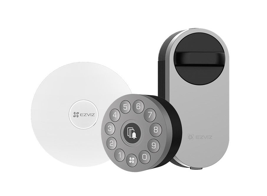 Ezviz CS-DL01S/DL01CP/A3 - Kit Fechadura universal inteligente Zigbee + Gateway e teclado numérico